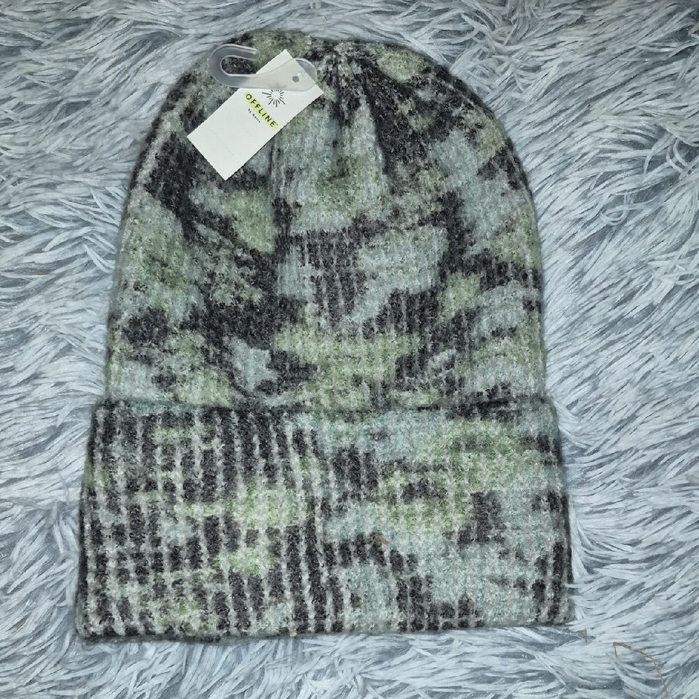 Offline By Aerie Camo Beanie